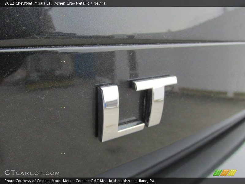 Ashen Gray Metallic / Neutral 2012 Chevrolet Impala LT