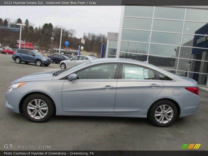 Iridescent Silver Blue Pearl / Gray 2013 Hyundai Sonata GLS