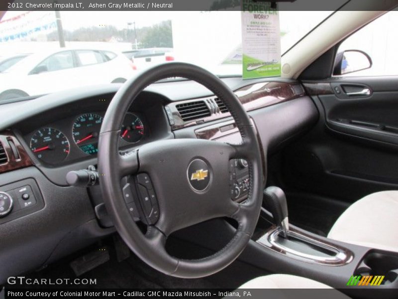 Ashen Gray Metallic / Neutral 2012 Chevrolet Impala LT