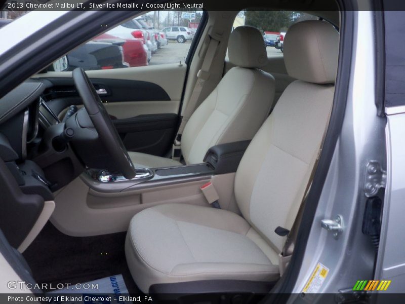 Front Seat of 2013 Malibu LT