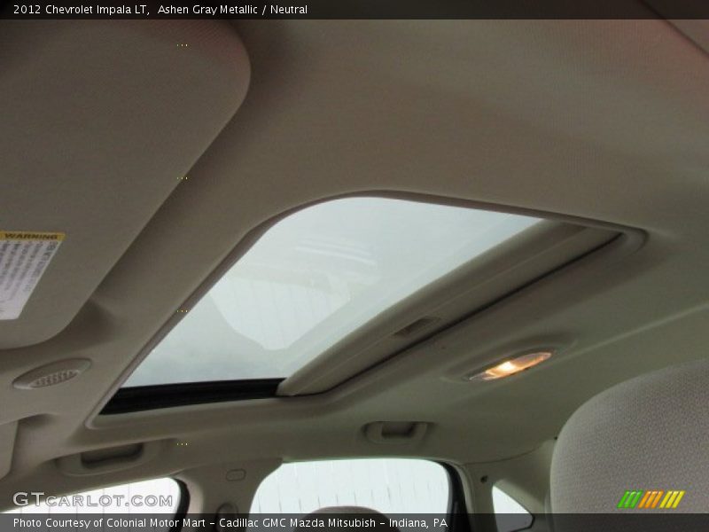 Ashen Gray Metallic / Neutral 2012 Chevrolet Impala LT