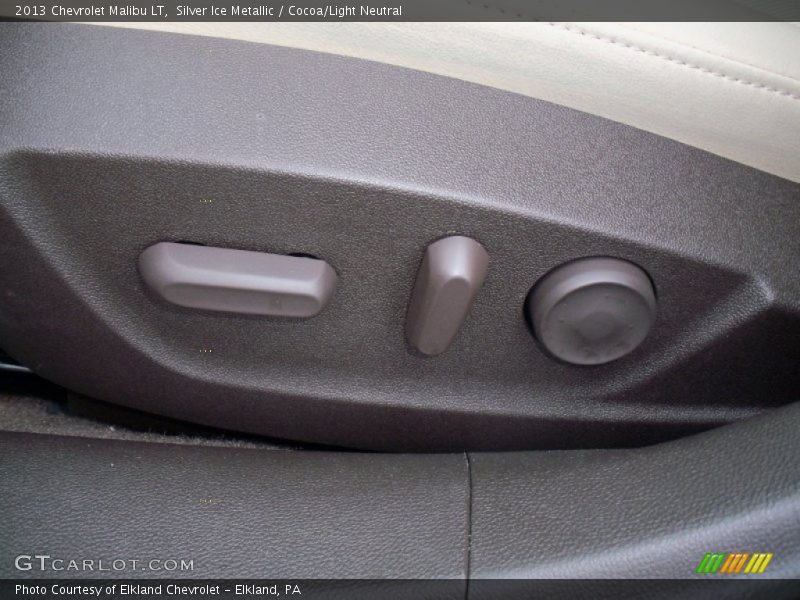 Silver Ice Metallic / Cocoa/Light Neutral 2013 Chevrolet Malibu LT