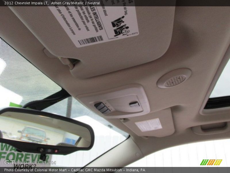 Ashen Gray Metallic / Neutral 2012 Chevrolet Impala LT
