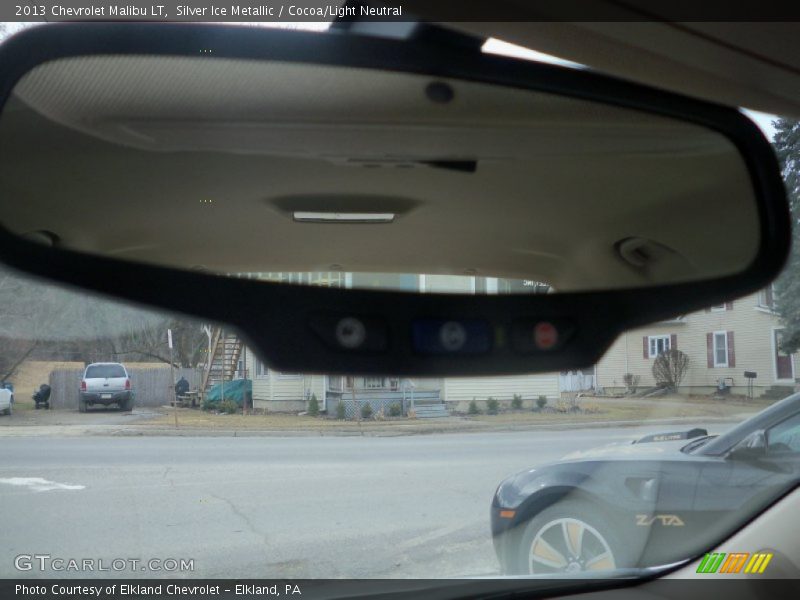 Silver Ice Metallic / Cocoa/Light Neutral 2013 Chevrolet Malibu LT