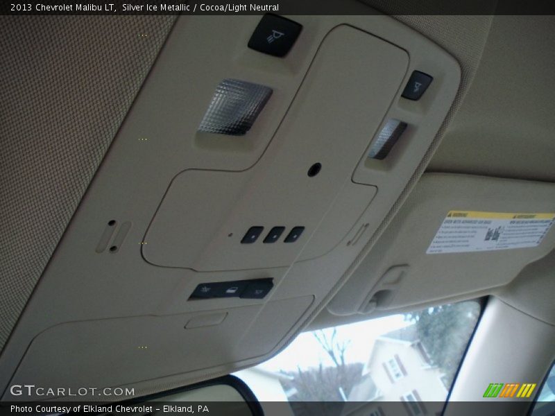 Silver Ice Metallic / Cocoa/Light Neutral 2013 Chevrolet Malibu LT