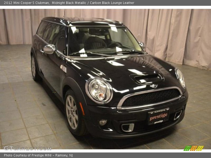 Midnight Black Metallic / Carbon Black Lounge Leather 2012 Mini Cooper S Clubman