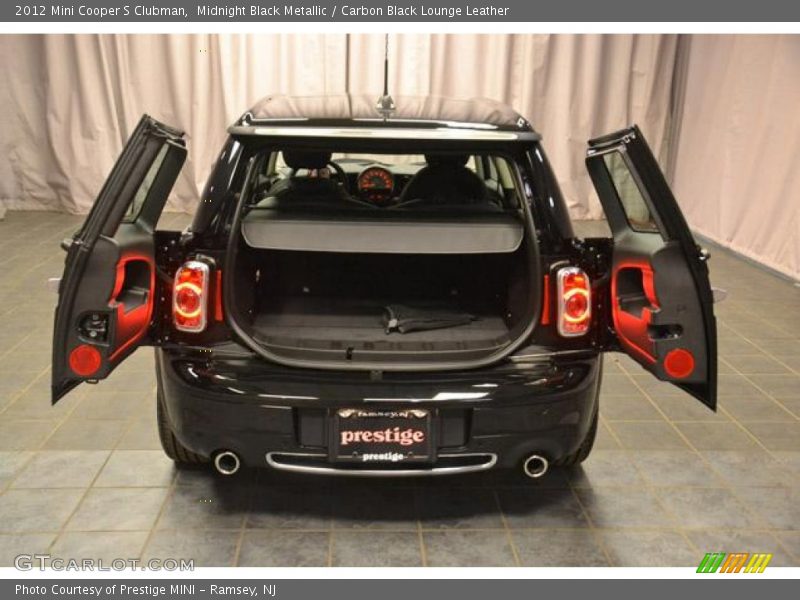 Midnight Black Metallic / Carbon Black Lounge Leather 2012 Mini Cooper S Clubman