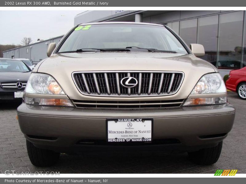 Burnished Gold Metallic / Ivory 2002 Lexus RX 300 AWD