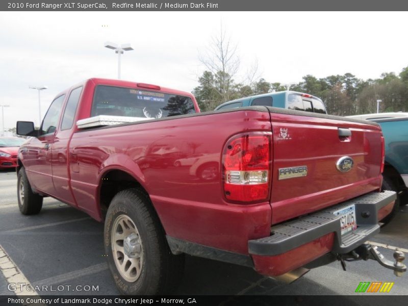 Redfire Metallic / Medium Dark Flint 2010 Ford Ranger XLT SuperCab