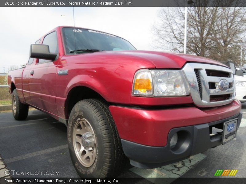 Redfire Metallic / Medium Dark Flint 2010 Ford Ranger XLT SuperCab
