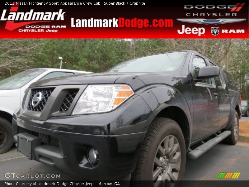 Super Black / Graphite 2012 Nissan Frontier SV Sport Appearance Crew Cab