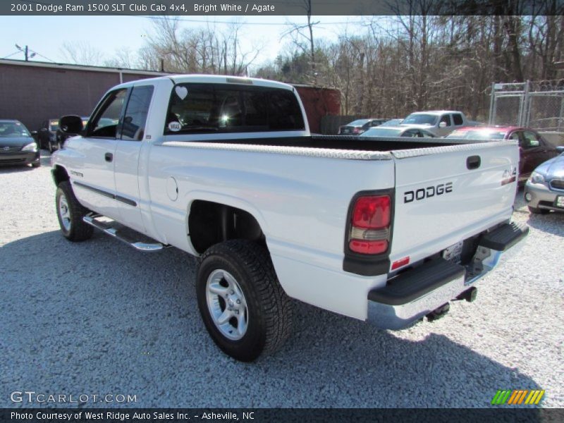Bright White / Agate 2001 Dodge Ram 1500 SLT Club Cab 4x4