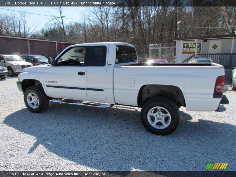 Bright White / Agate 2001 Dodge Ram 1500 SLT Club Cab 4x4