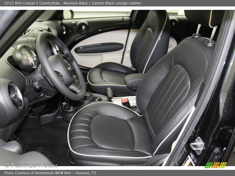 Absolute Black / Carbon Black Lounge Leather 2013 Mini Cooper S Countryman