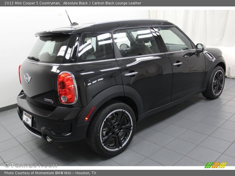 Absolute Black / Carbon Black Lounge Leather 2013 Mini Cooper S Countryman