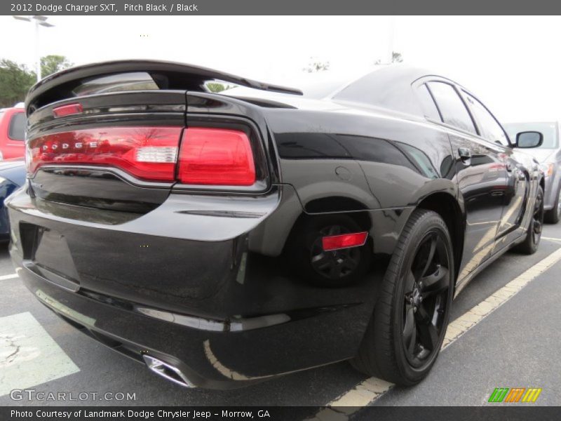 Pitch Black / Black 2012 Dodge Charger SXT