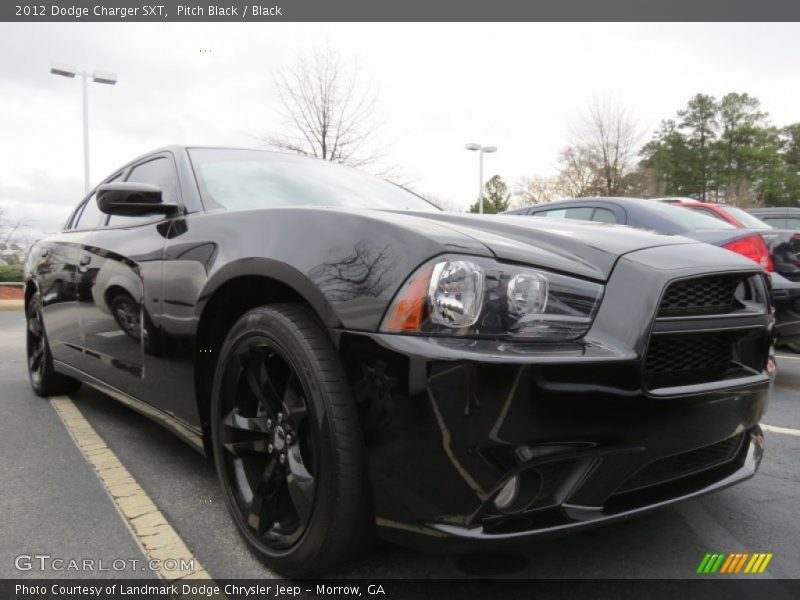 Pitch Black / Black 2012 Dodge Charger SXT