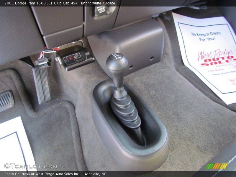 Bright White / Agate 2001 Dodge Ram 1500 SLT Club Cab 4x4