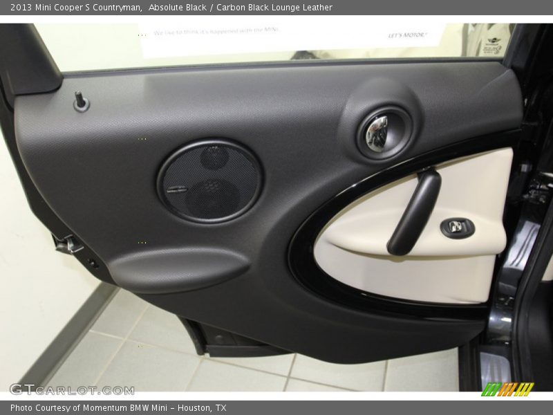 Absolute Black / Carbon Black Lounge Leather 2013 Mini Cooper S Countryman