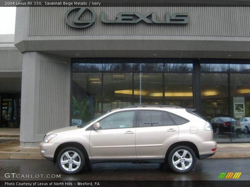 Savannah Beige Metallic / Ivory 2004 Lexus RX 330