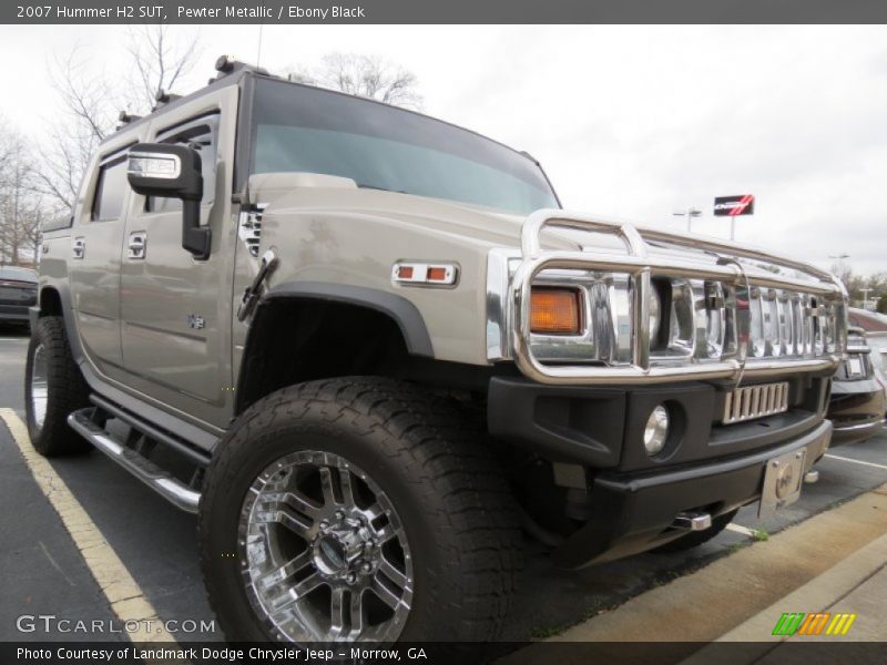 Pewter Metallic / Ebony Black 2007 Hummer H2 SUT