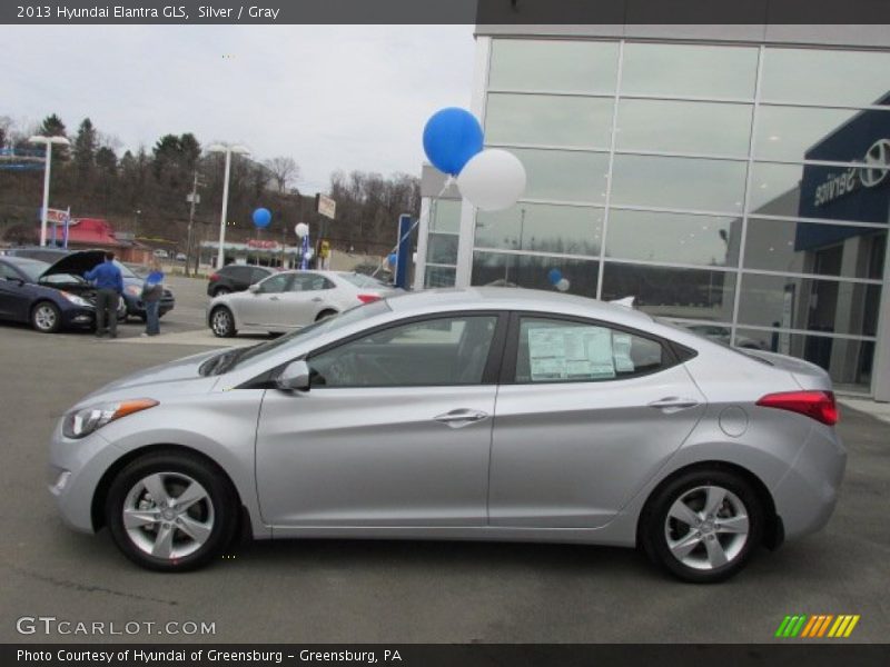 Silver / Gray 2013 Hyundai Elantra GLS