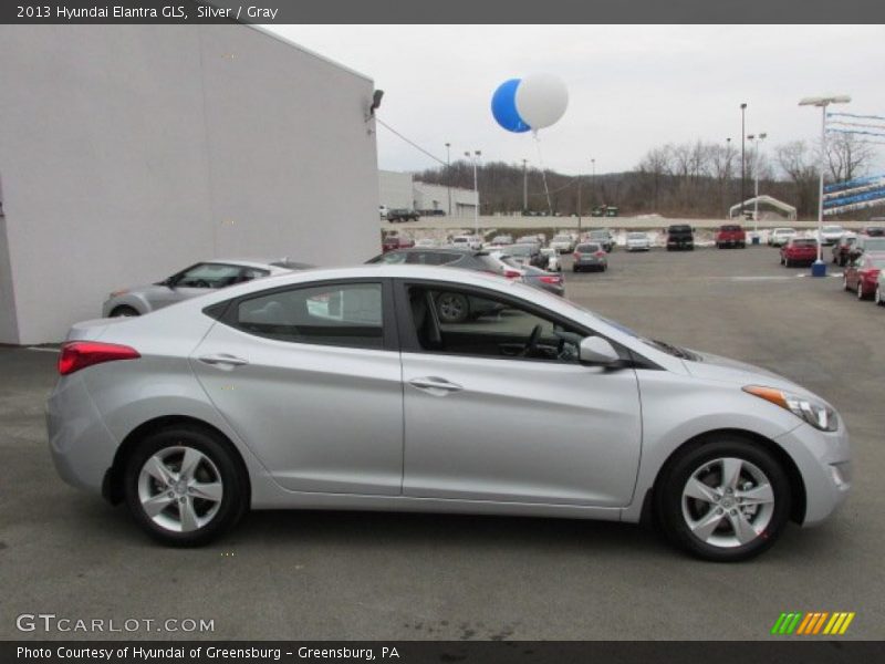 Silver / Gray 2013 Hyundai Elantra GLS