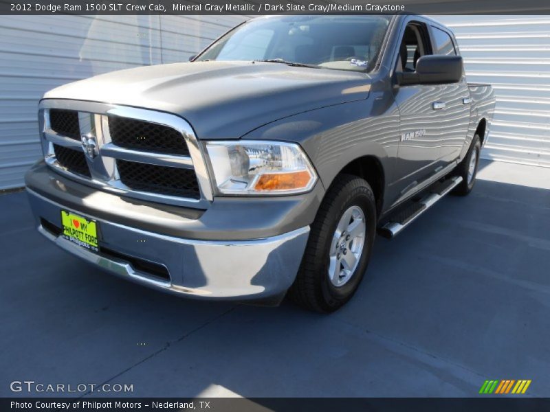 Mineral Gray Metallic / Dark Slate Gray/Medium Graystone 2012 Dodge Ram 1500 SLT Crew Cab