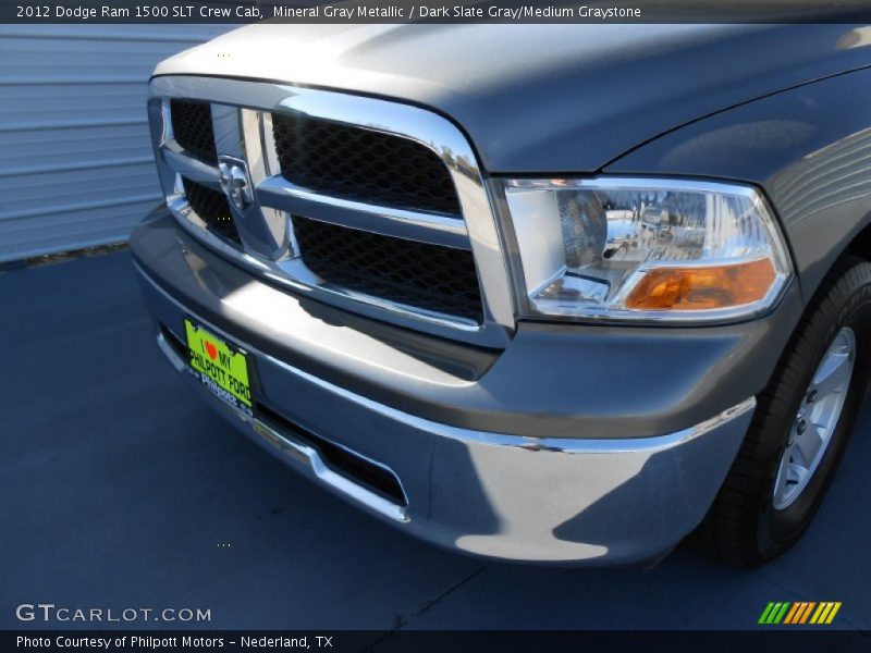 Mineral Gray Metallic / Dark Slate Gray/Medium Graystone 2012 Dodge Ram 1500 SLT Crew Cab