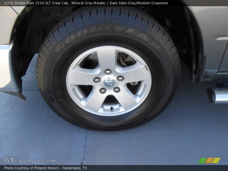 Mineral Gray Metallic / Dark Slate Gray/Medium Graystone 2012 Dodge Ram 1500 SLT Crew Cab