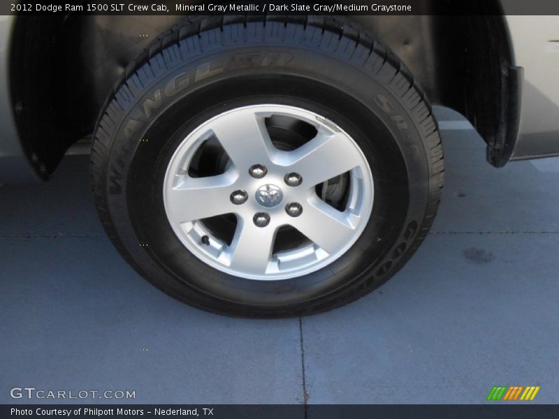 Mineral Gray Metallic / Dark Slate Gray/Medium Graystone 2012 Dodge Ram 1500 SLT Crew Cab