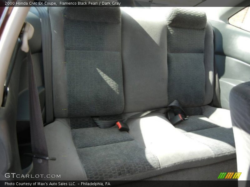 Flamenco Black Pearl / Dark Gray 2000 Honda Civic EX Coupe
