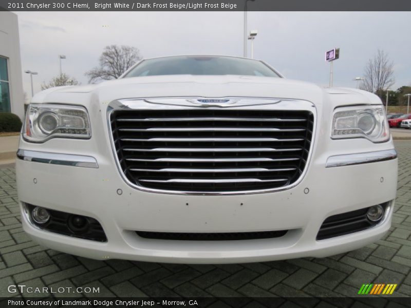 Bright White / Dark Frost Beige/Light Frost Beige 2011 Chrysler 300 C Hemi