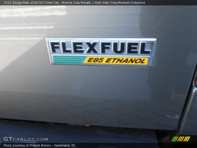 Mineral Gray Metallic / Dark Slate Gray/Medium Graystone 2012 Dodge Ram 1500 SLT Crew Cab
