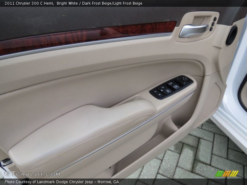 Bright White / Dark Frost Beige/Light Frost Beige 2011 Chrysler 300 C Hemi
