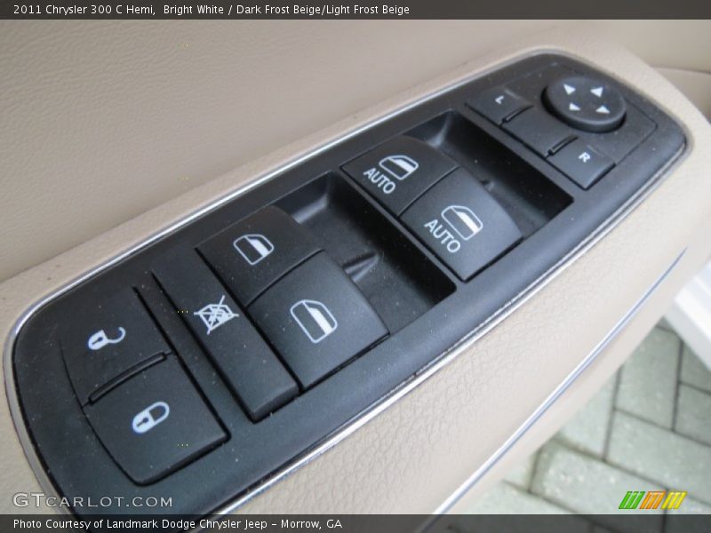 Bright White / Dark Frost Beige/Light Frost Beige 2011 Chrysler 300 C Hemi