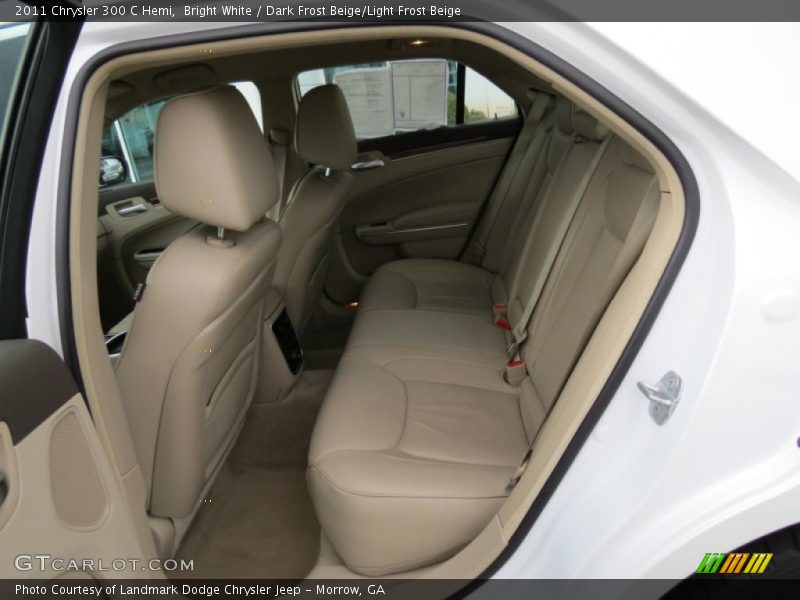 Bright White / Dark Frost Beige/Light Frost Beige 2011 Chrysler 300 C Hemi