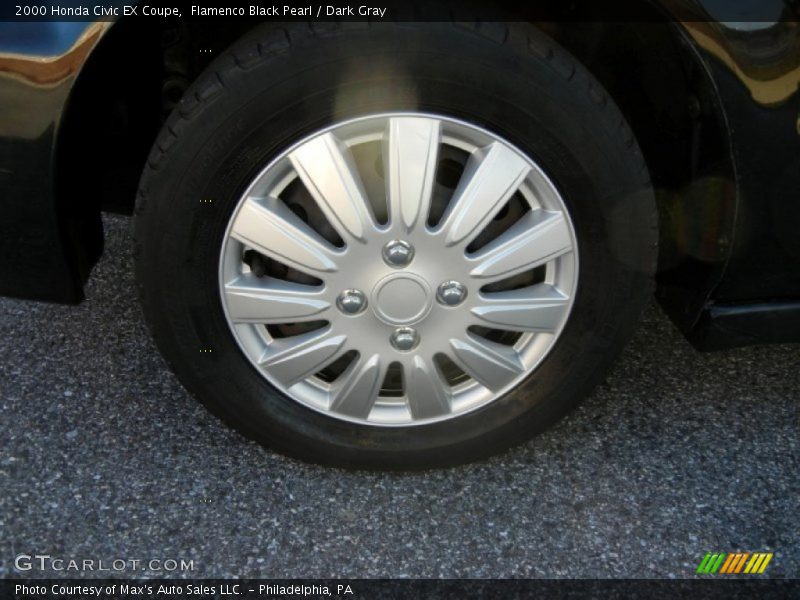 Flamenco Black Pearl / Dark Gray 2000 Honda Civic EX Coupe