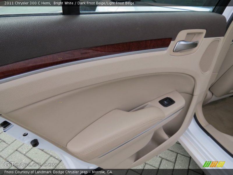 Bright White / Dark Frost Beige/Light Frost Beige 2011 Chrysler 300 C Hemi
