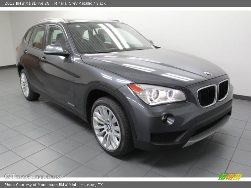 Mineral Grey Metallic / Black 2013 BMW X1 sDrive 28i