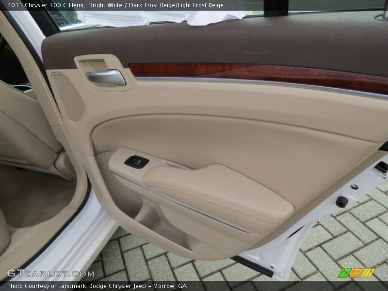 Bright White / Dark Frost Beige/Light Frost Beige 2011 Chrysler 300 C Hemi
