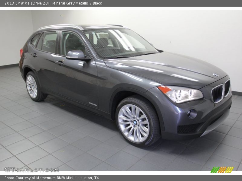 Mineral Grey Metallic / Black 2013 BMW X1 sDrive 28i