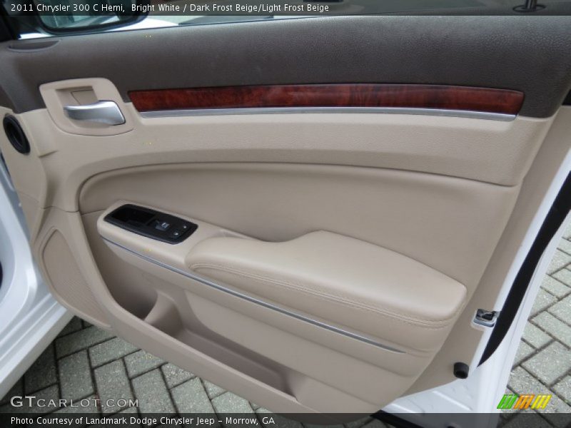 Bright White / Dark Frost Beige/Light Frost Beige 2011 Chrysler 300 C Hemi