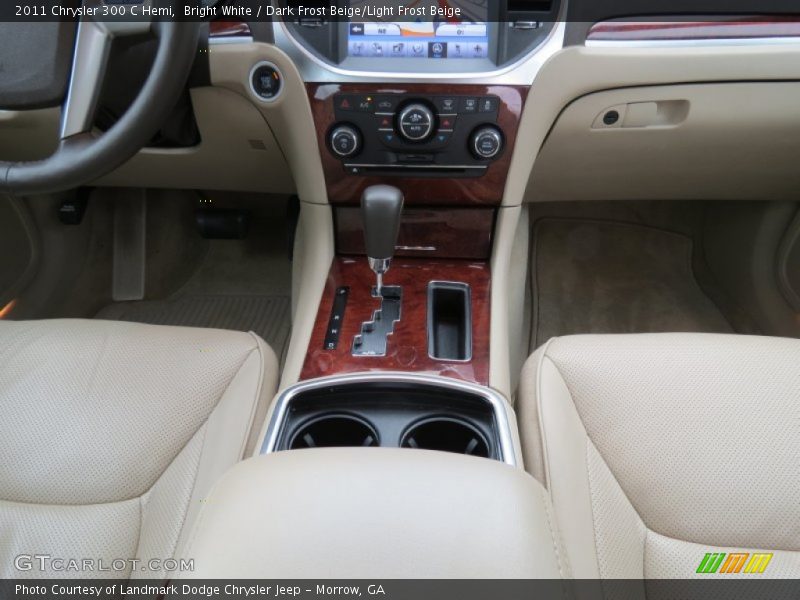 Bright White / Dark Frost Beige/Light Frost Beige 2011 Chrysler 300 C Hemi