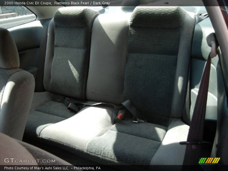Flamenco Black Pearl / Dark Gray 2000 Honda Civic EX Coupe