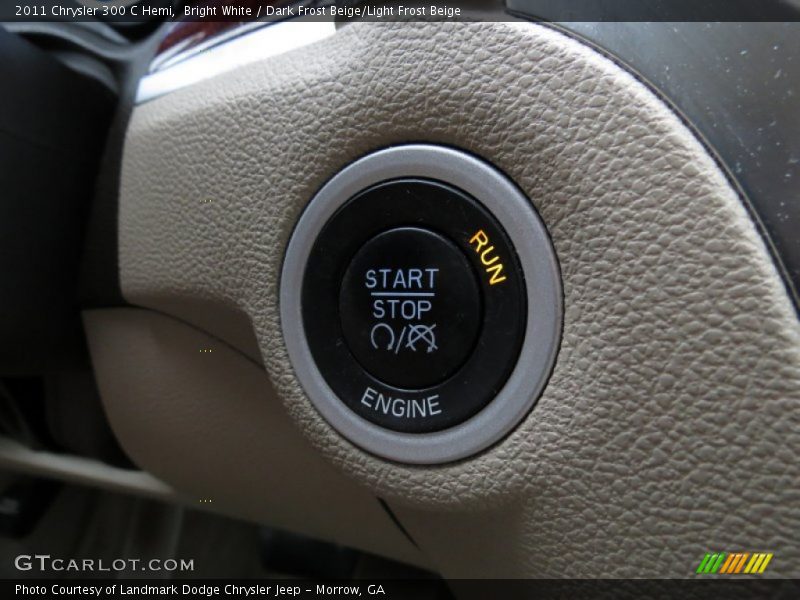 Bright White / Dark Frost Beige/Light Frost Beige 2011 Chrysler 300 C Hemi
