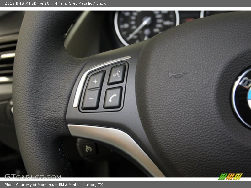Mineral Grey Metallic / Black 2013 BMW X1 sDrive 28i