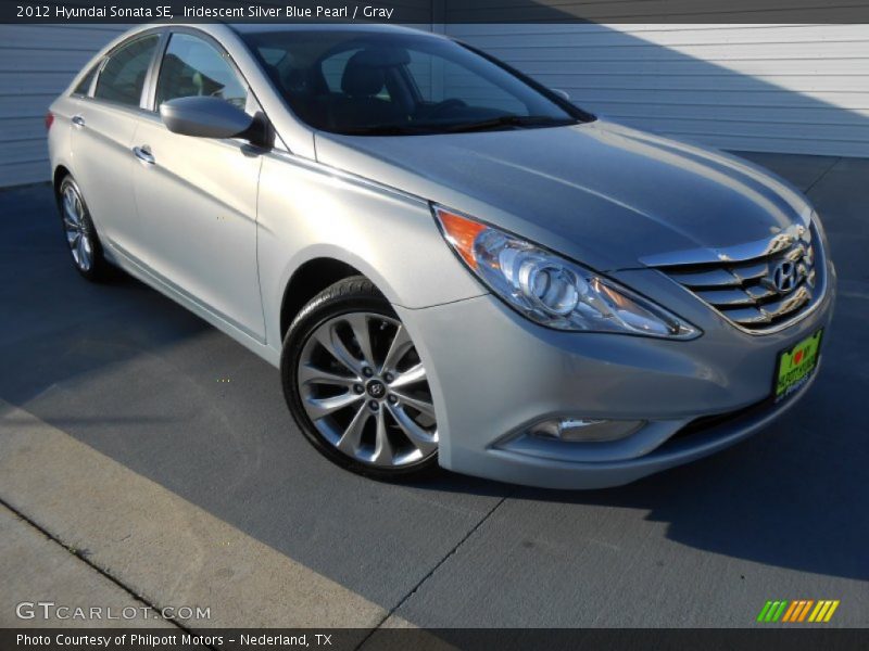 Iridescent Silver Blue Pearl / Gray 2012 Hyundai Sonata SE