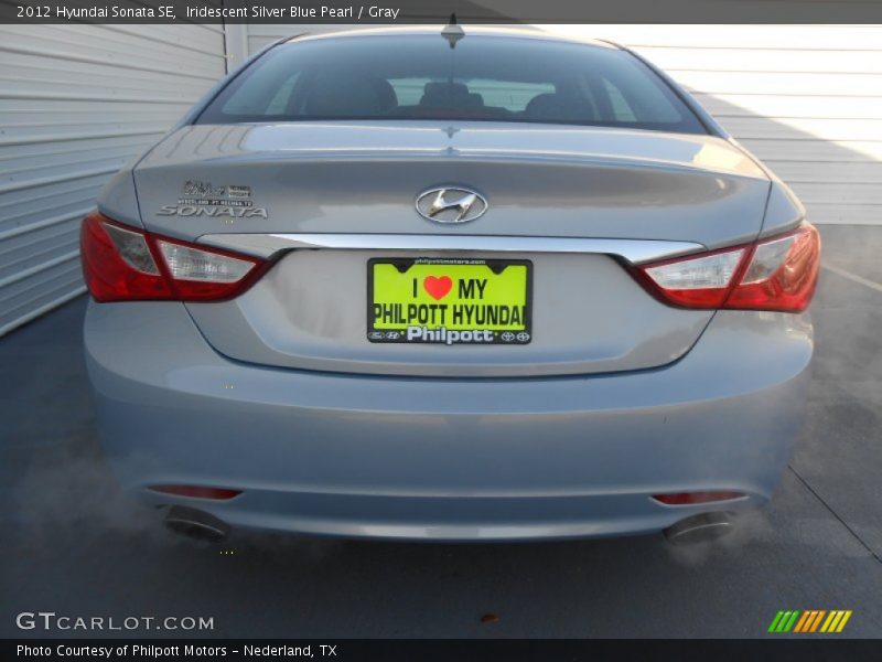Iridescent Silver Blue Pearl / Gray 2012 Hyundai Sonata SE
