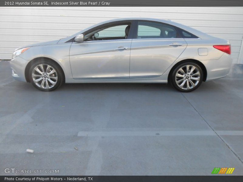 Iridescent Silver Blue Pearl / Gray 2012 Hyundai Sonata SE